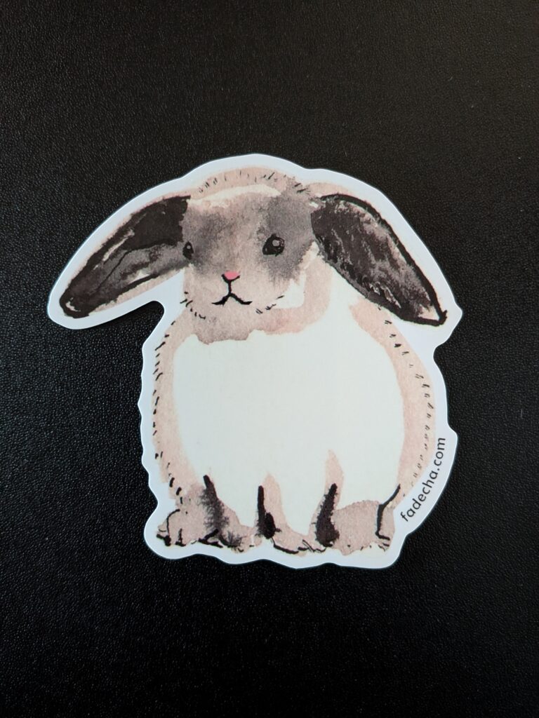 Stickers lapin