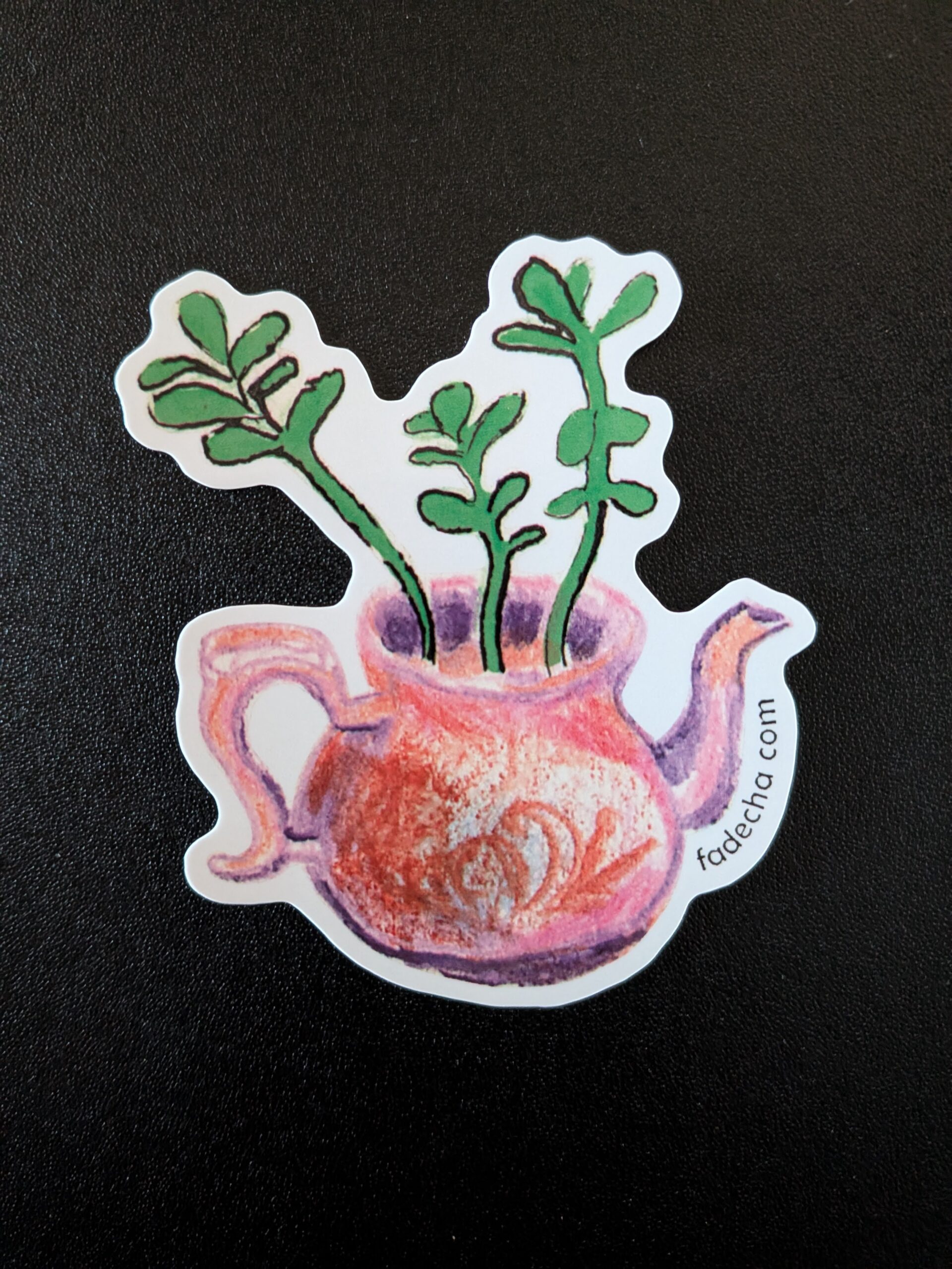 Stickers Une plante dans la théière