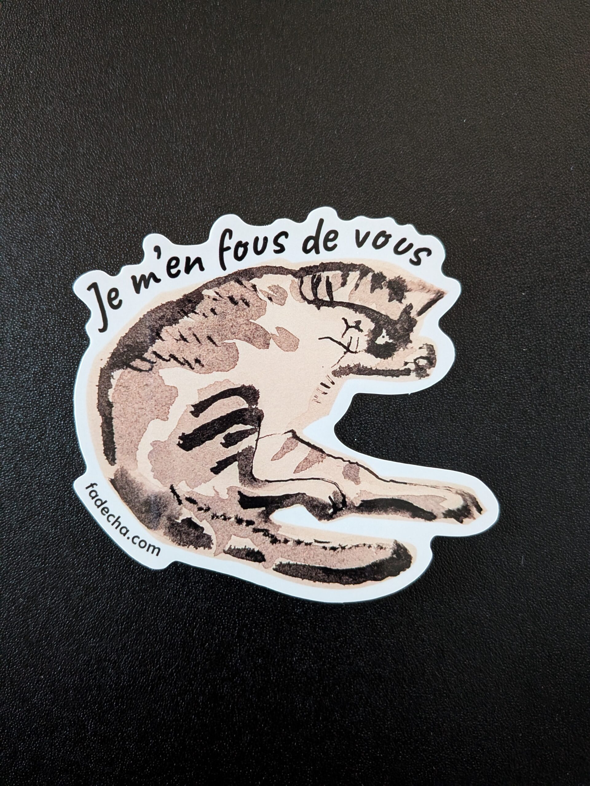 Stickers "Je m'en fous de vous"